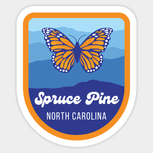 Spruce Pine North Carolina Tourist Souvenir Sticker